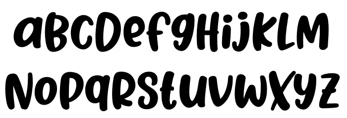 BLINK SHARK Font LOWERCASE
