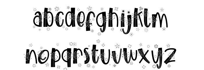 BLINKIES Font LOWERCASE