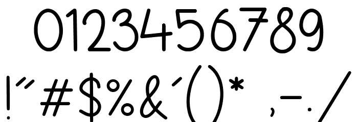 BLINKY SEASON Font OTHER CHARS