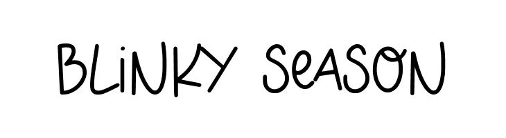 BLINKY SEASON  font caratteri gratis