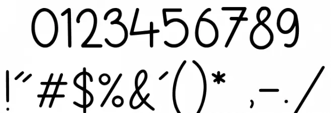 BLINKY SEASON Font OTHER CHARS