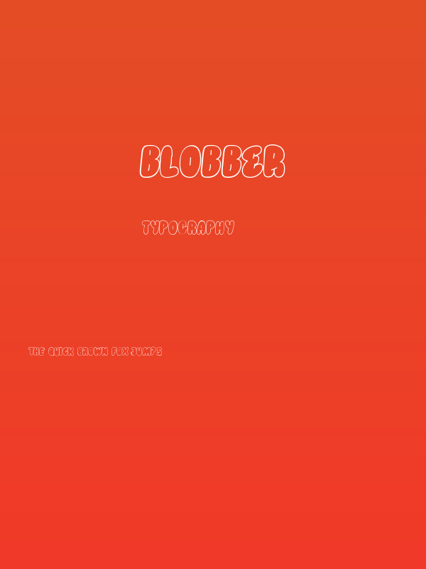 BLOBBER Poster