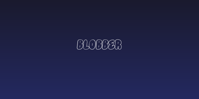 BLOBBER Social Header