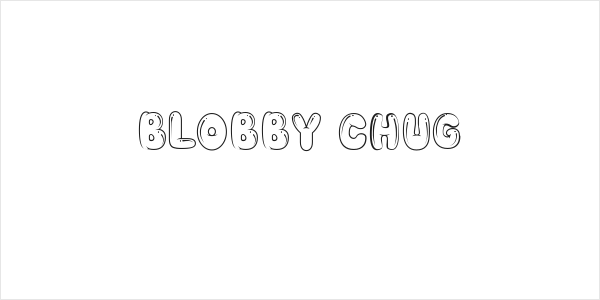 BLOBBY CHUG Logo