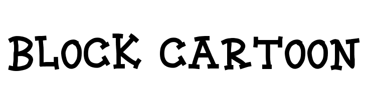 BLOCK CARTOON  Descarca Fonturi Gratis