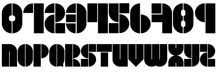 BLOCK JayeW73 Regular Font OTHER CHARS