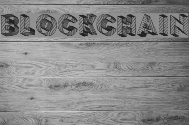 BLOCKCHAIN Font examples