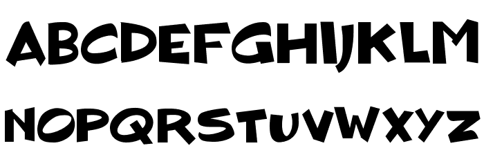 BLOCKHEAD DUDE Personal Use Font LOWERCASE