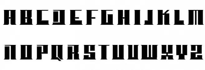 BLOCKO typeface Schriftart Groß