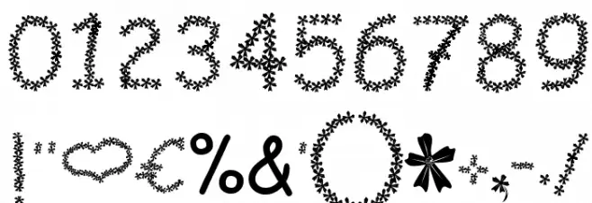 BLOESEM Font OTHER CHARS