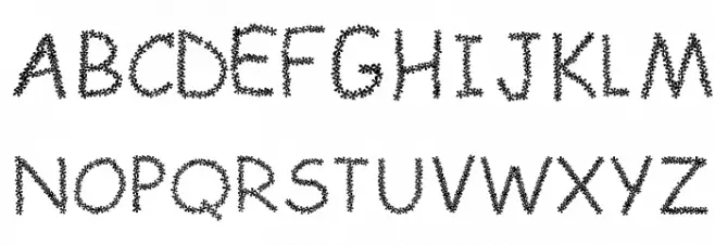 BLOESEM Font Litere mari