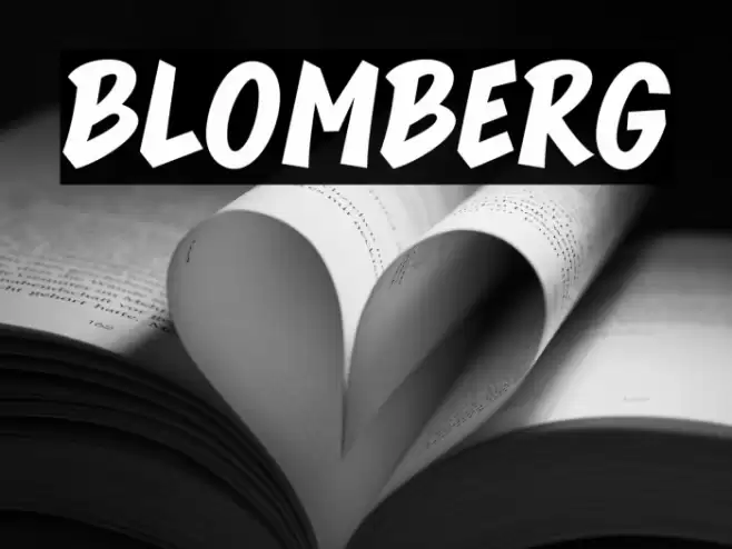 BLOMBERG Font examples