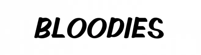 BLOODIES  تنزيل الخطوط