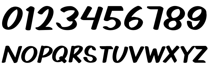 BLOODIES Font OTHER CHARS