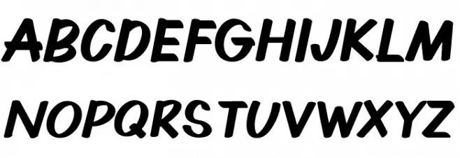BLOODIES Font Litere mari