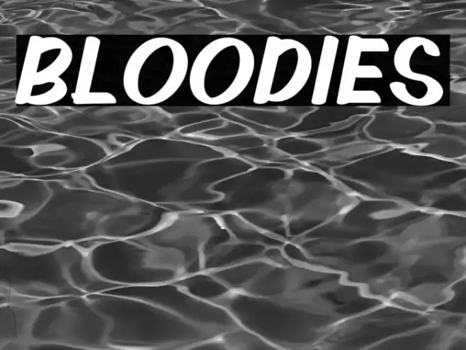 BLOODIES फ़ॉन्ट examples