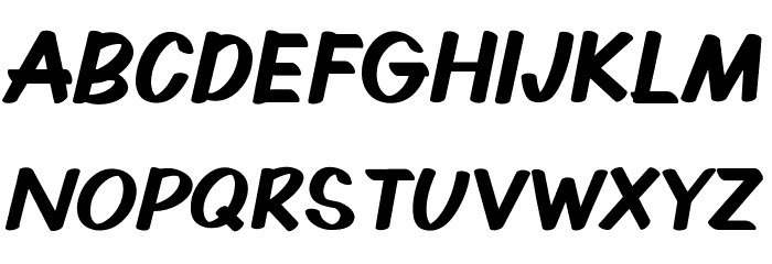 BLOODIES Font LOWERCASE