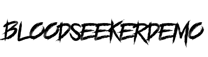 BLOODSEEKER DEMO  नि: शुल्क फ़ॉन्ट्स डाउनलोड