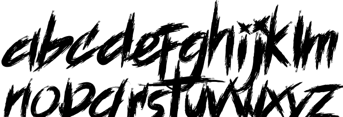 BLOODSEEKER DEMO Font LOWERCASE