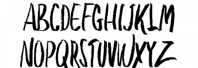 BLOW ME PERSONAL USE Regular フォント 小文字