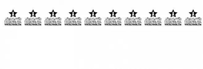BLOWUP PERSONAL USE Regular Font OTHER CHARS
