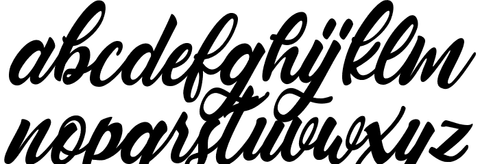 BLOWUP PERSONAL USE Regular Font LOWERCASE