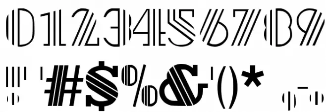 BLT Font OTHER CHARS