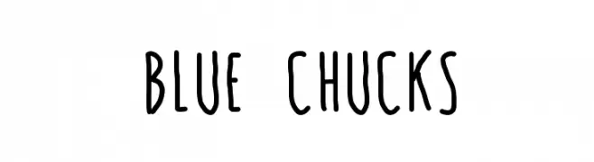 BLUE CHUCKS  Скачать бесплатные шрифты