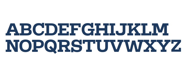 BLUE RIDGE Lowercase