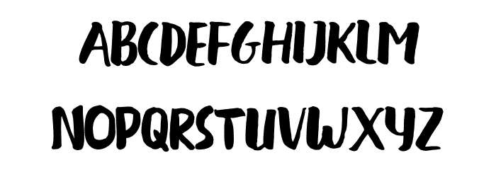 BLUESALE Font LOWERCASE