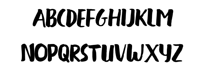 BLUESALE Font LOWERCASE