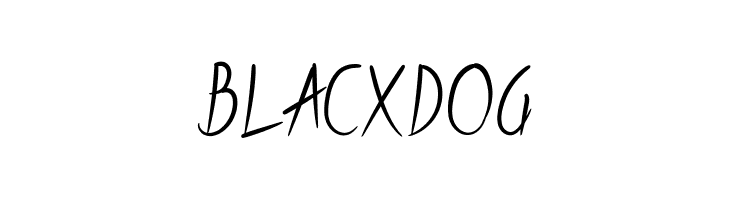 BLacx Dog  Frei Schriftart Herunterladen