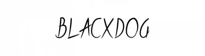 BLacx Dog  免费字体下载