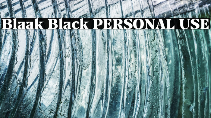 Blaak Black PERSONAL USE Example 3
