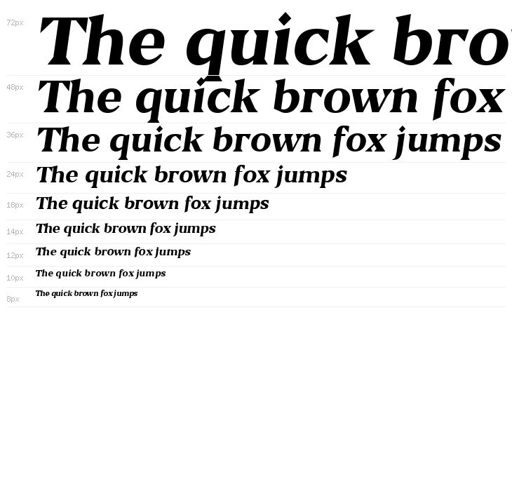 Blaak ExtraBold PERSONAL USE Italic Waterfall