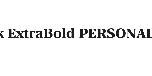Blaak ExtraBold PERSONAL USE Logo