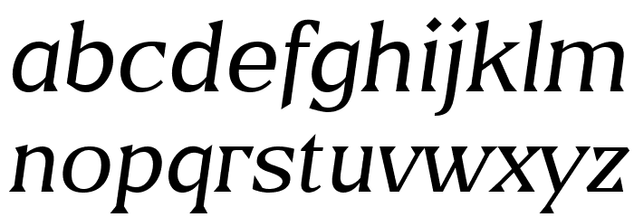 Blaak Thin PERSONAL USE Italic Font LOWERCASE