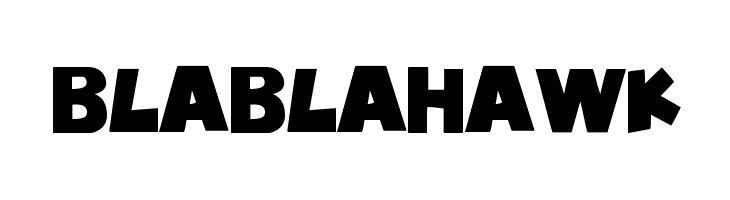 BlablaHawk  Descarca Fonturi Gratis