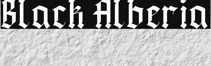 Black Alberia Example 1