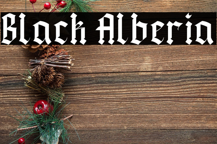 Black Alberia Example 3