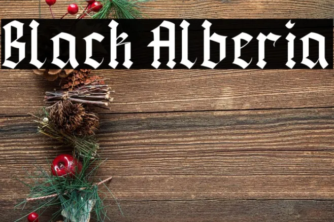 Black Alberia Example 3