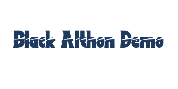Black Althon Demo Logo