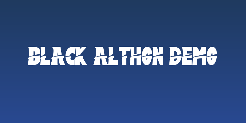 Black Althon Demo Social Header