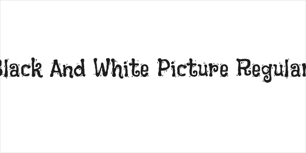 Black And White Picture Regular Logo