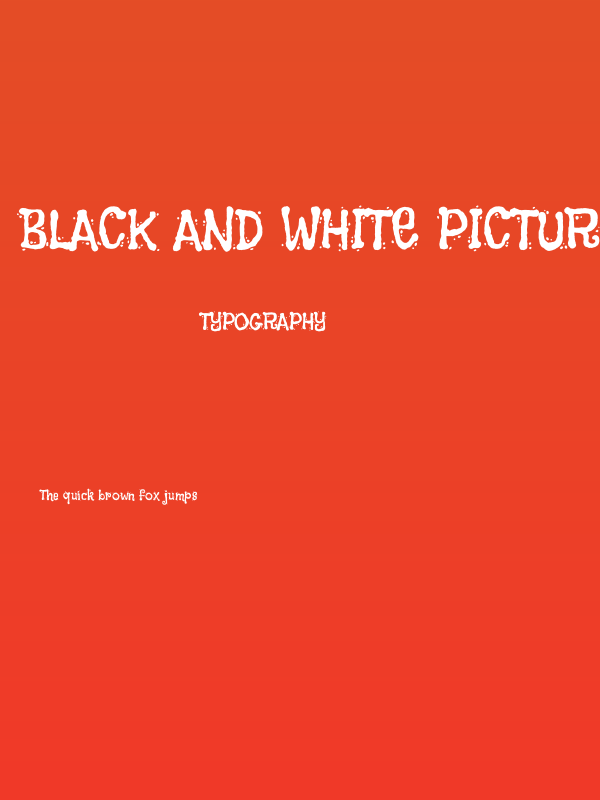 Black And White Picture Regular Poster