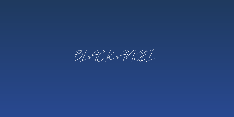 Black Angel Social Header