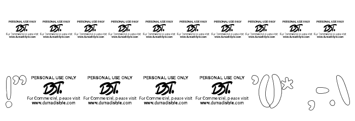 Black Archer Line Font OTHER CHARS