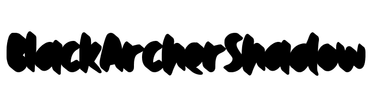 Black Archer Shadow  baixar fontes gratis