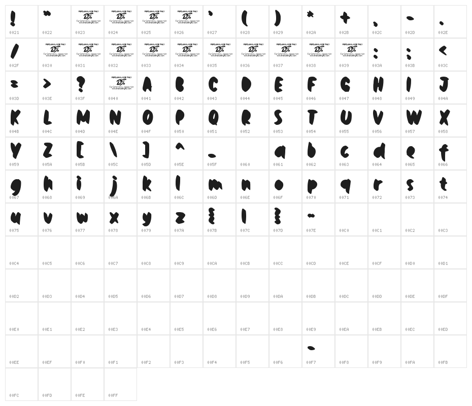 Black Archer Shadow Character Map
