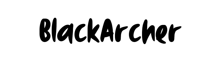 Black Archer  لخطوط تنزيل